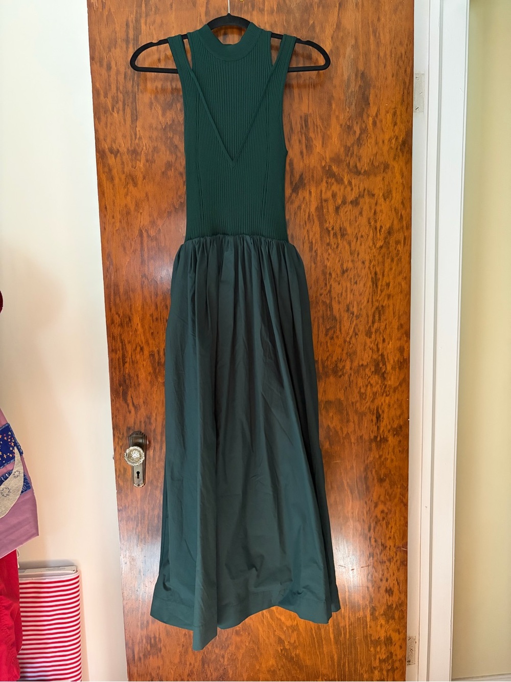 En Saison Sigrid Mixed Media Maxi Dress Sz M